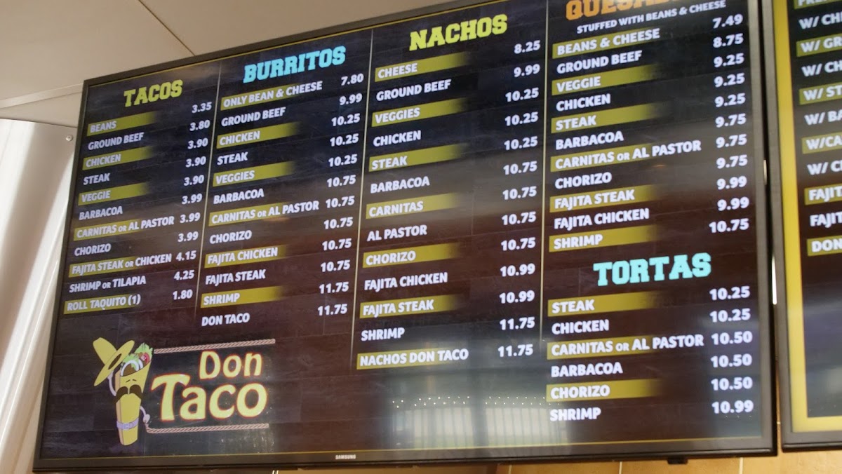 Don Taco Menu - Image 2